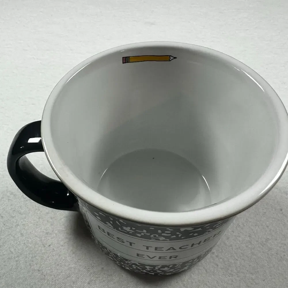 Composition Book Best Teacher Ever Coffee Mug LIKE NEW